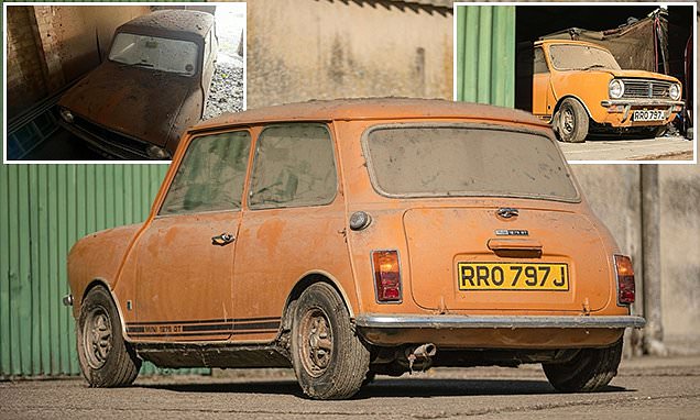Classic Mini locked in a garage since 1990 heads to auction