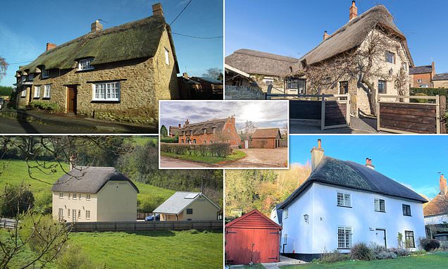 We take a look inside five thatched cottages to rent on Zoopla